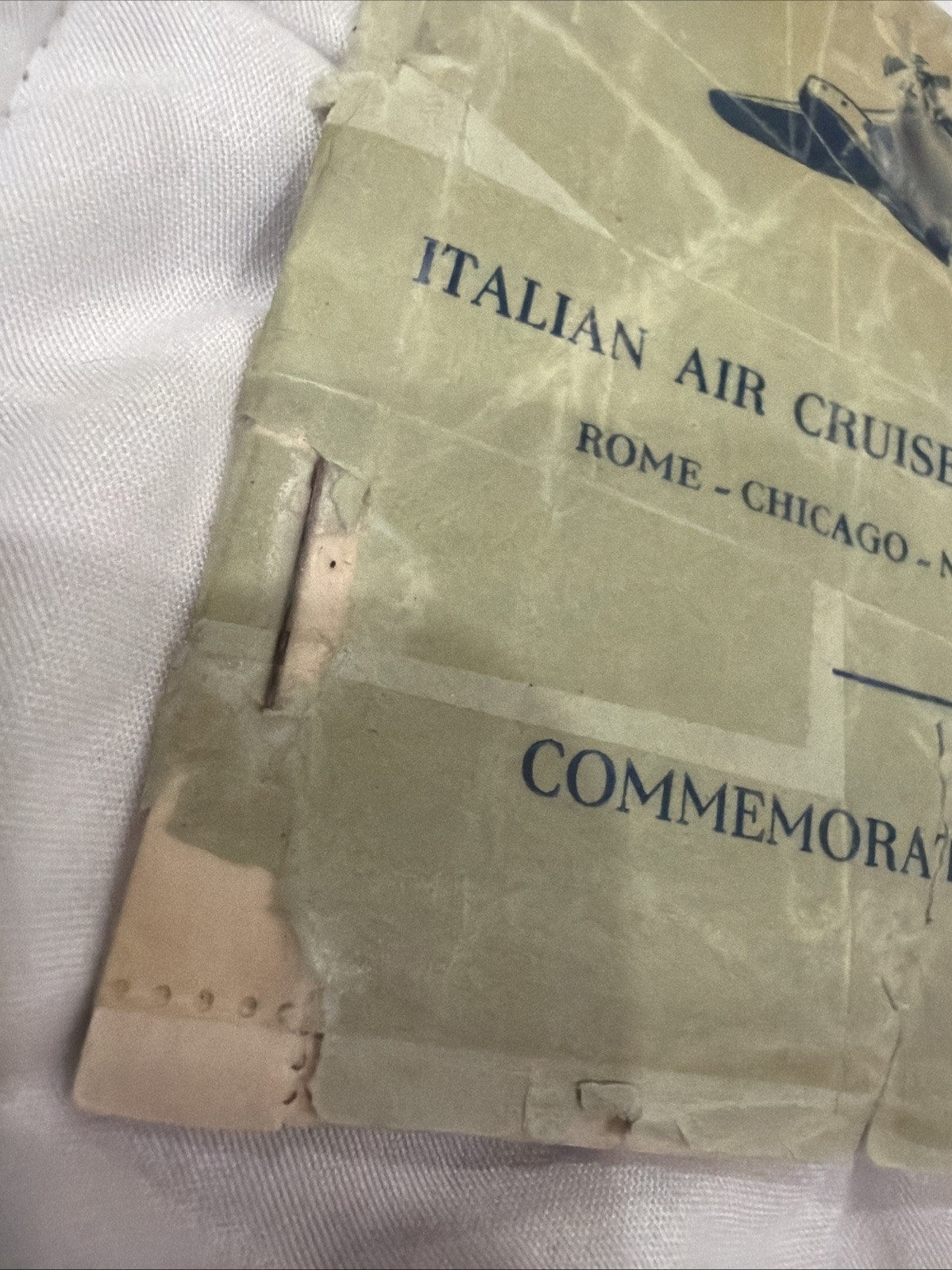 BALBO FLIGHT 1933 THE RARE ORIGINAL COMPLETE BOOKLET