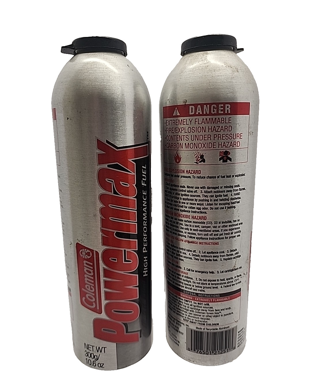 Vintage Coleman Powermax High Performance Fuel 300g Canister Camping Stove