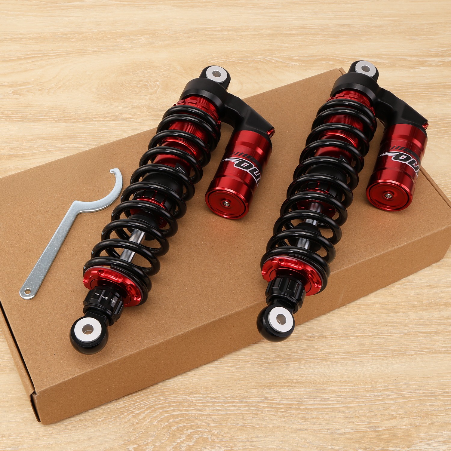 ADJUSTABLE STAGE 3 FRONT AIR SHOCKS ABSORBERS FOR HONDA SPORTRAX 300EX TRX300EX