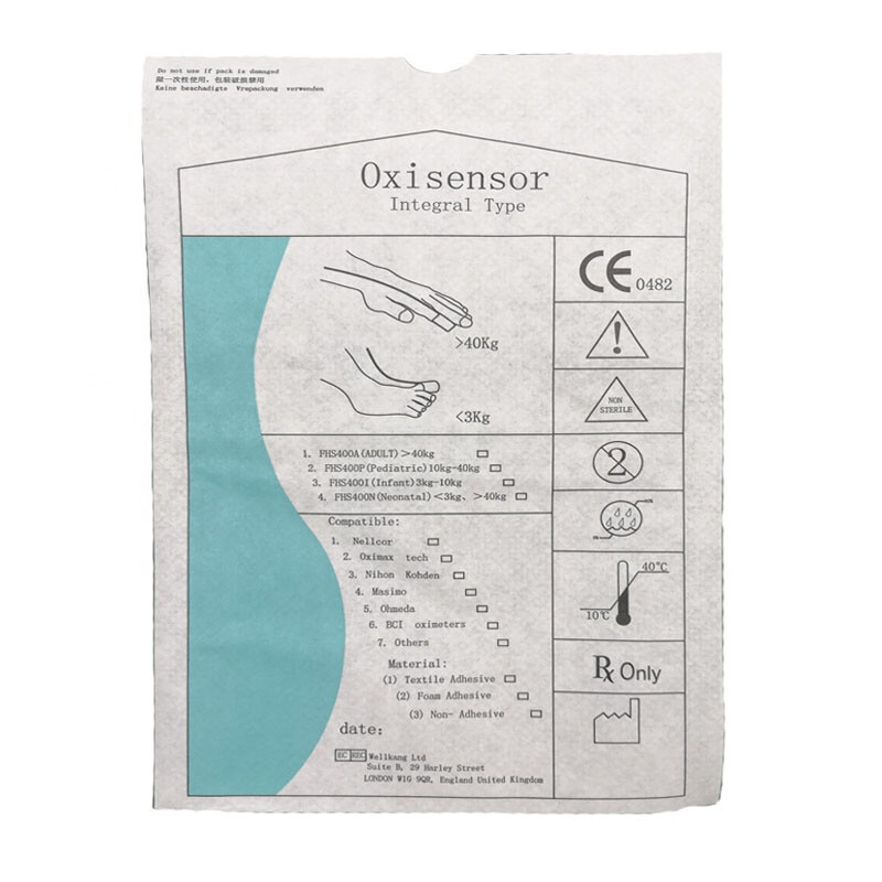 10Pcs Disposable SpO2 Sensor fit for NONN Neonate/Adult Pulse Oximeters Probe