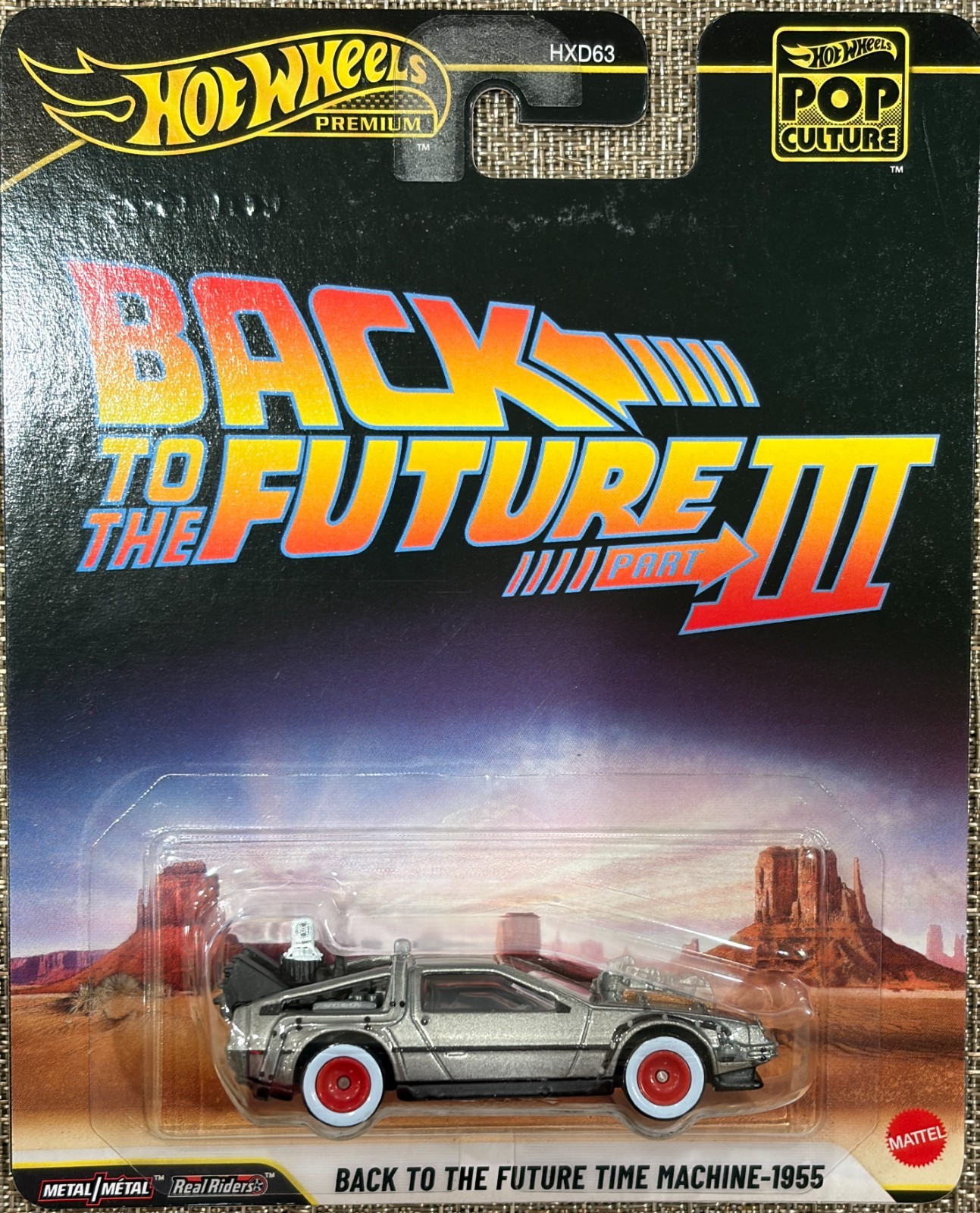 2025 Hot Wheels Pop Culture Back to the Future Part III  Time Machine 1955