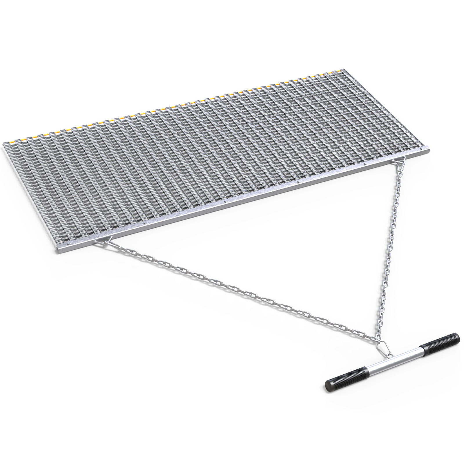 6' x 3' Drag Mat Heavy Duty Zinc & Steel Mesh Field Surface Leveling for ATV UTV