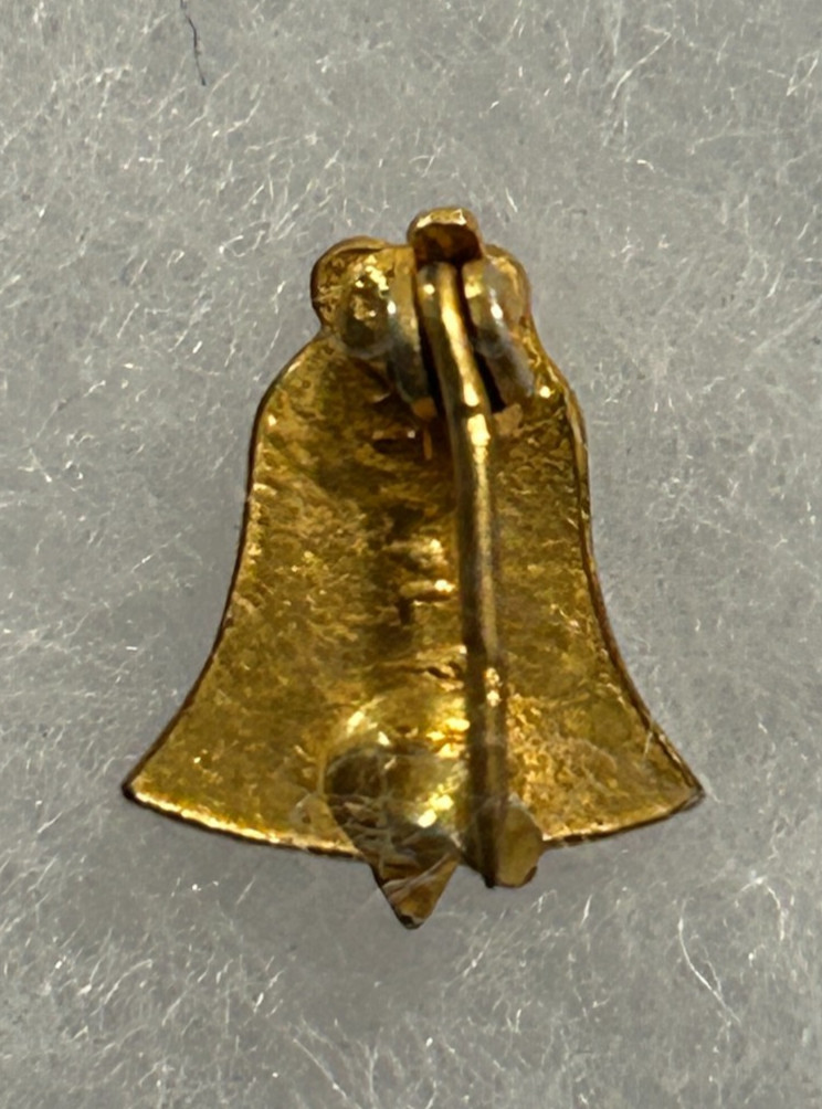 WW1 "Over There" Bell Shaped - Enameled *Son In Service* Pin AEF - PB