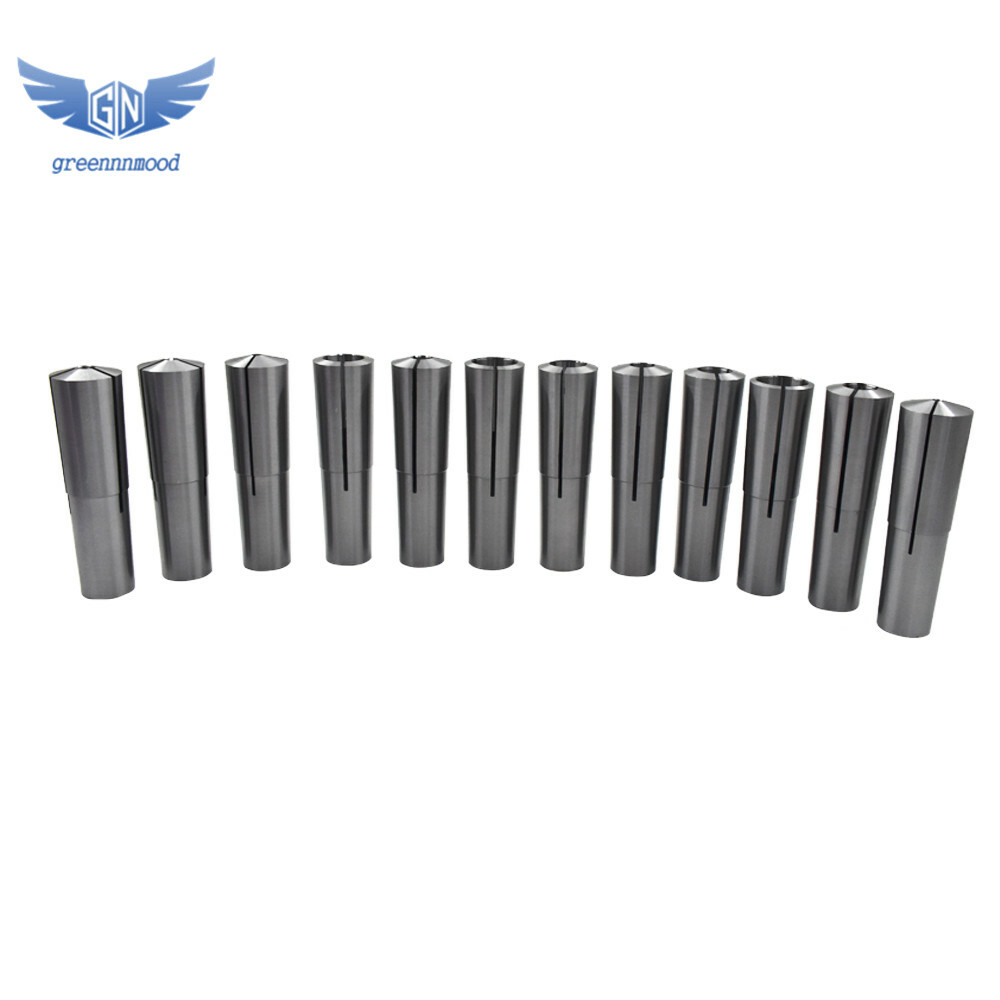12 Pcs #3 Morse Taper Shank Collets 3MT MT3 1/8" - 3/4" Chuck Set