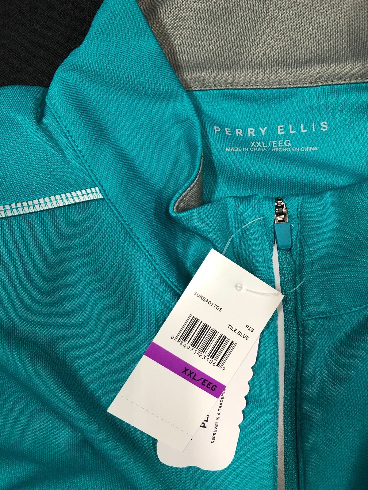 SUPER BOWL LIV MIAMI LONG SLEEVE DRI-FIT ZIP UP PERRY ELLIS BRAND NEW CHIEFS WIN