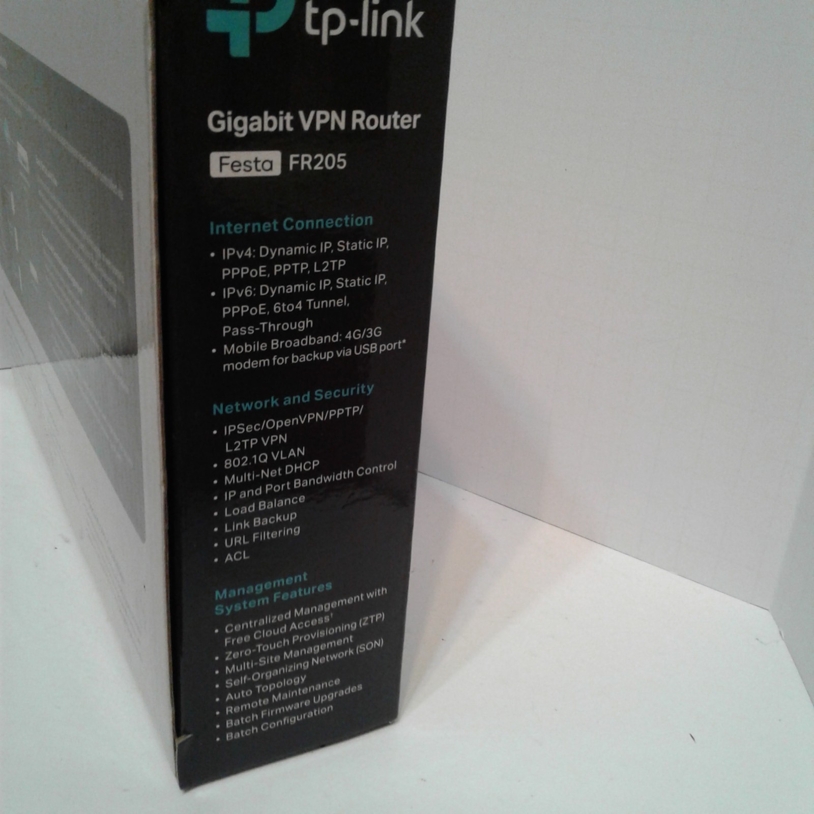 TP-Link Festa FR205, Multi-WAN Wired Router, Up to 3 Gigabit WAN Ports & One USB