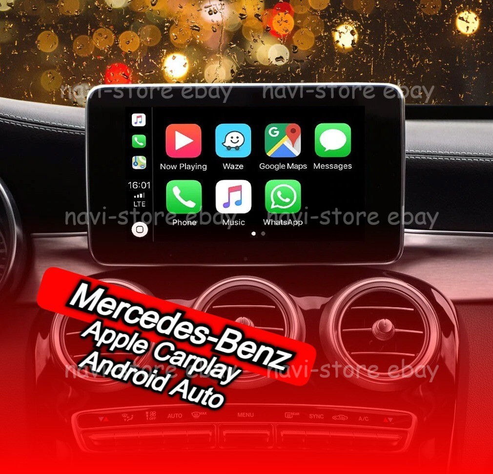 Mercedes Comand NTG 5.1 Audio 5.1 5.2 Apple Carplay and Android Auto activation