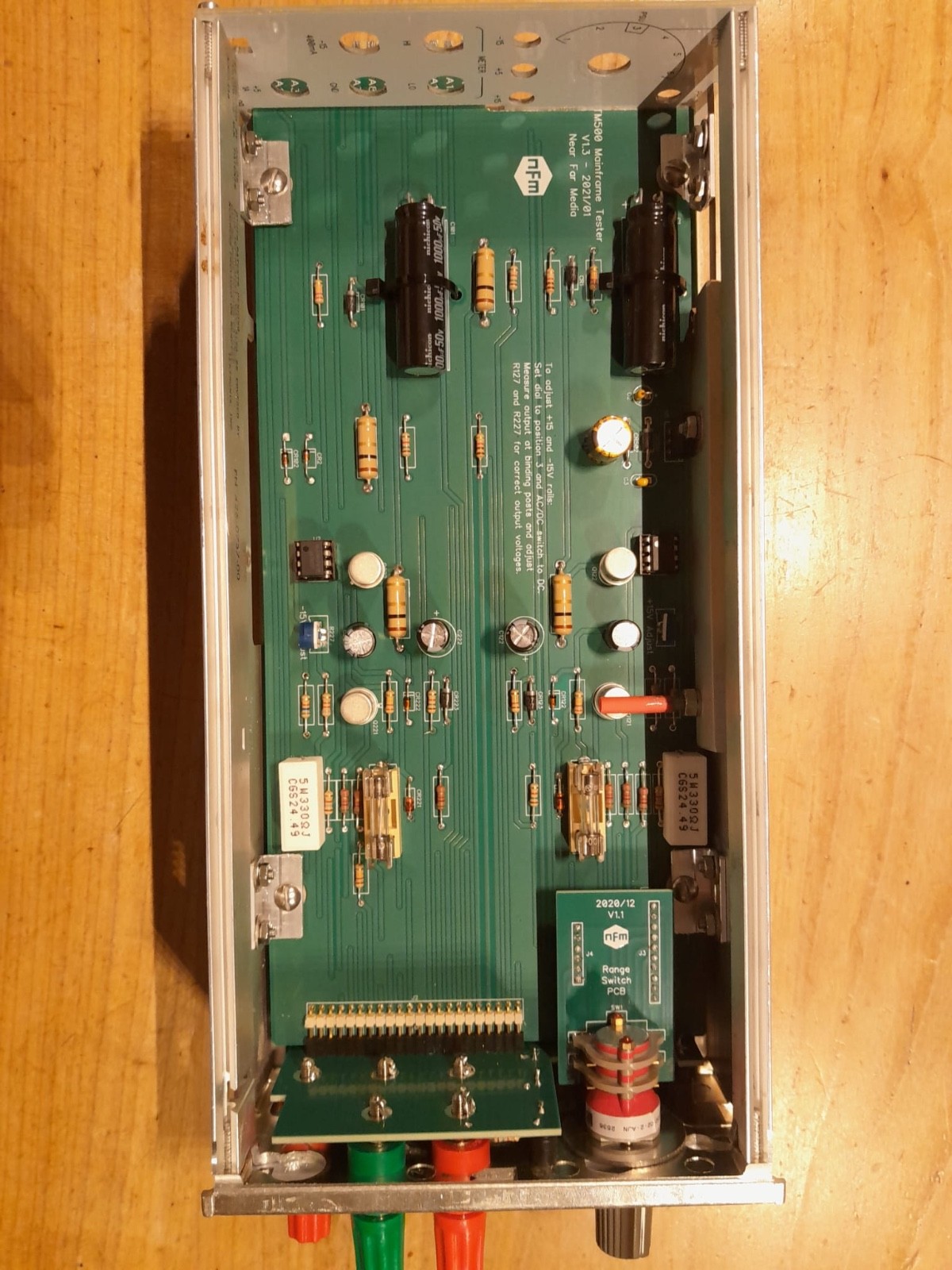 Tektronix TM500 mainframe-tester (067-1201-99) designed by NFM: new plug-in