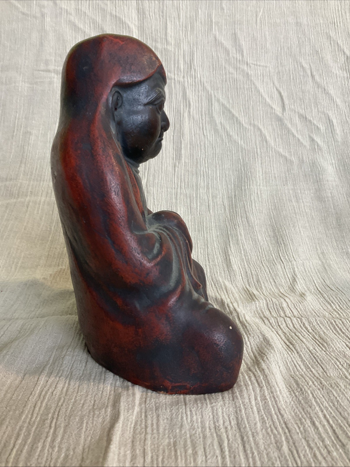 Vintage Japanese Figurine Daruma Daishi Buddhism Statue