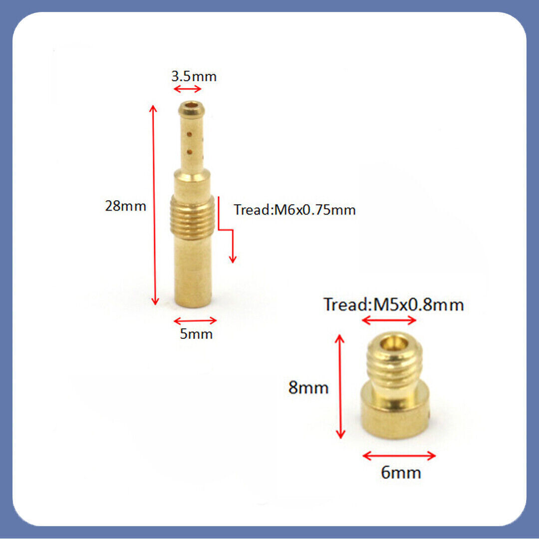 20 PCS Carburetor Main jet kit & Main Slow/Pilot Jet Set For Mikuni PWK PE OKO