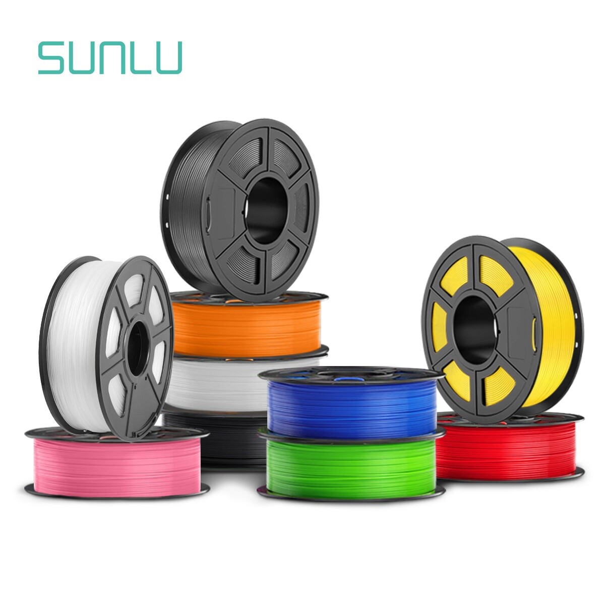 [BUY 4 GET 2 FREE,ADD 6 TO CART] SUNLU PLA META PLA+ PETG SILK ABS Filament 1KG