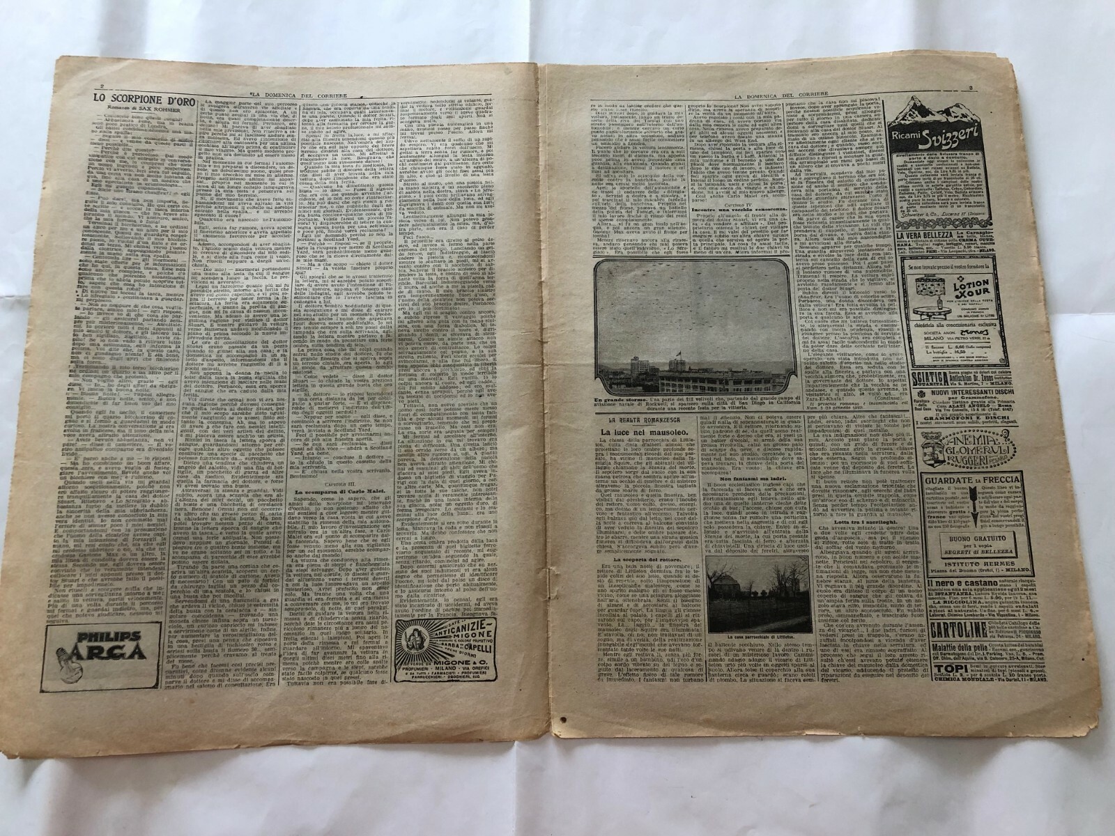 WW1 LA DOMENICA DEL CORRIERE N.10 1919 RENO PONTE GUGLIELMO BRIGADE SALERNO