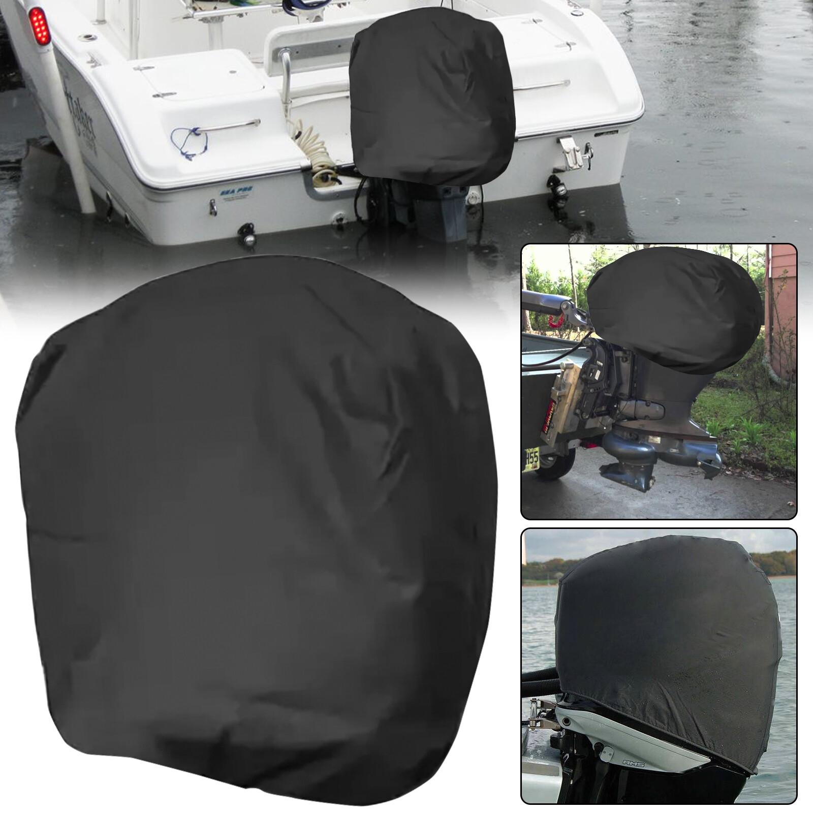 Outboard Motor Cover for Motor 100-150HP Waterproof Heavy-Duty Boat Engine Cover