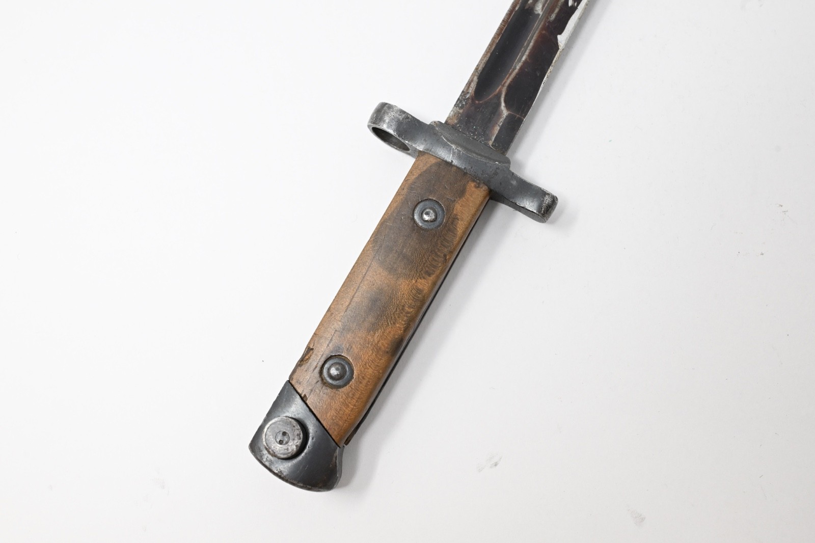 WWII Italian M38 Carcano Fixed Bayonet Original with Scabbard Numbered 1940s