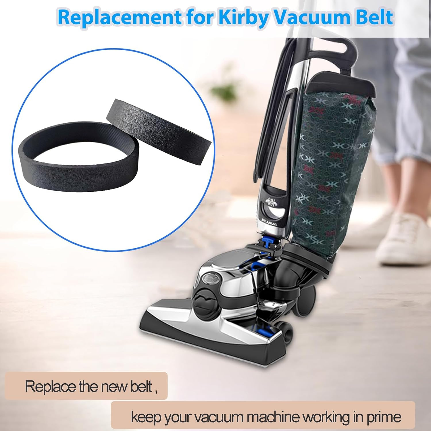 3 Pack For Kirby Vacuum Cleaner Belts 301291 fits All Generation Series Models G