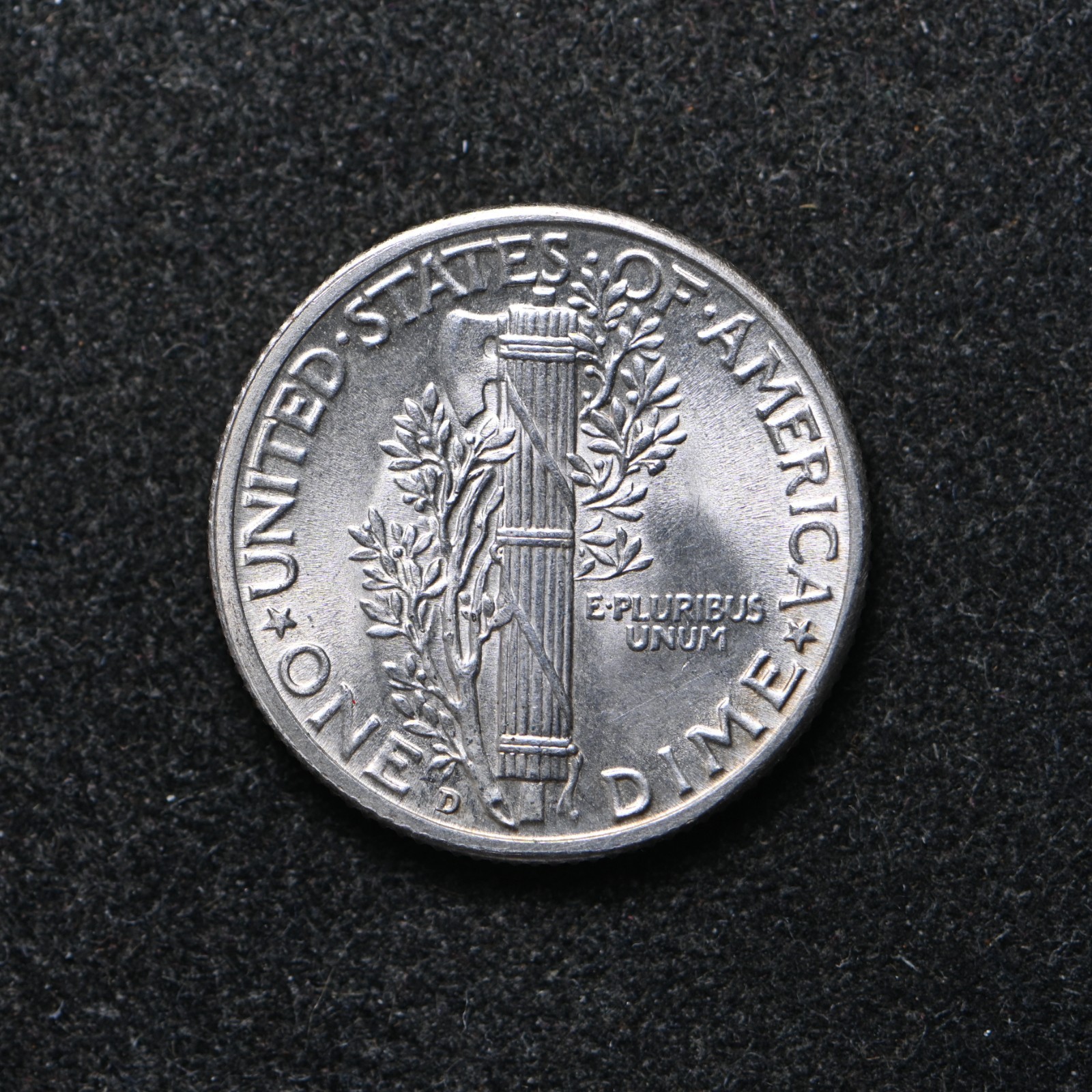 1941-D Mercury Silver Dime BU+ (bb18926)