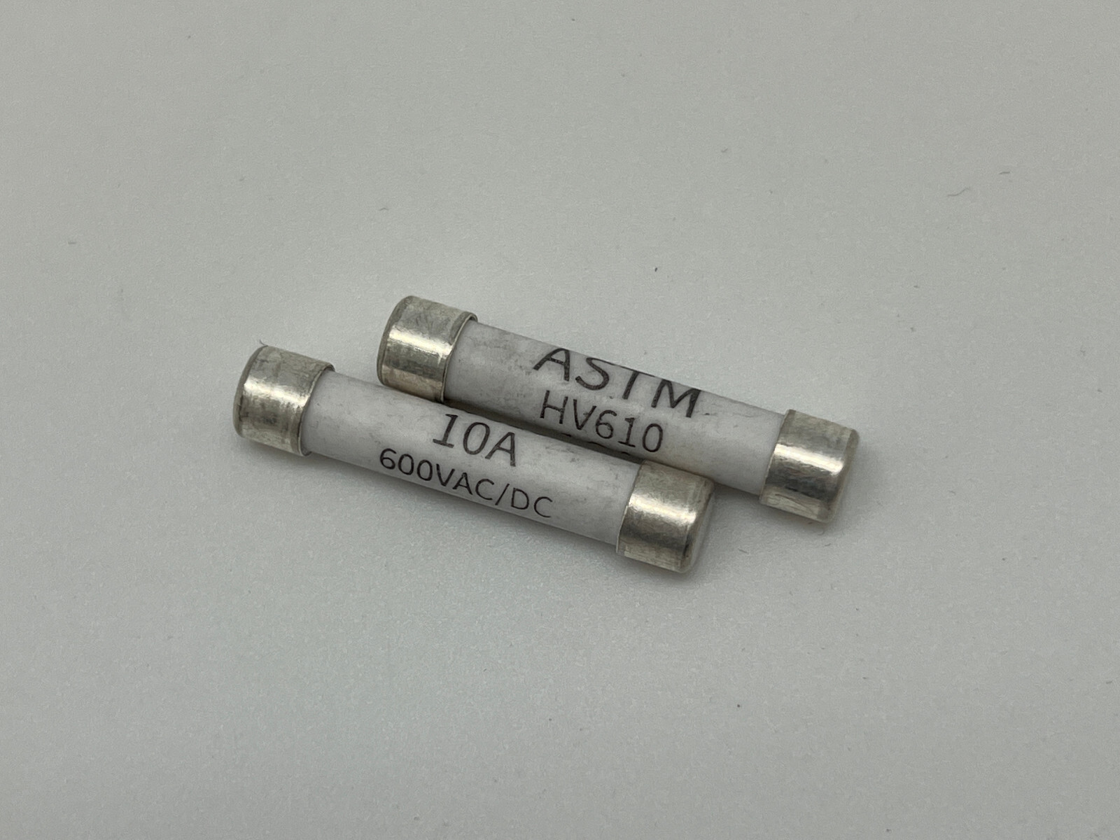 ASTM Ceramic Fuse HV610, 10A 600VAC/DC, 6x32mm (2 pcs/pk) for Digital Multimeter
