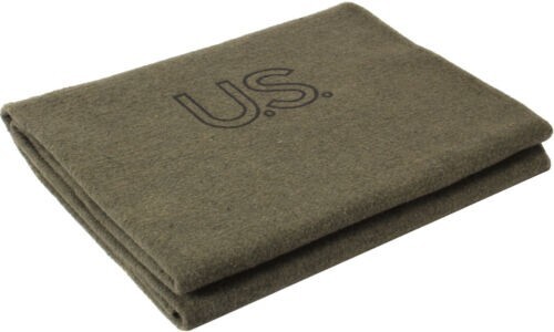 U.S MILITARY STYLE ARMY WOOL BLANKET CAMPING SURVIVAL 60X80 HEAVY DUTY NEW