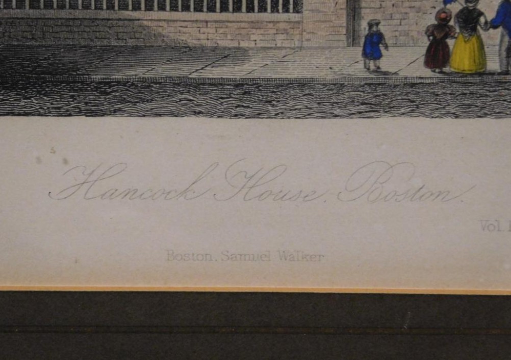 J. H. Hinton (British, 1791 - 1873) Hancock House, Boston