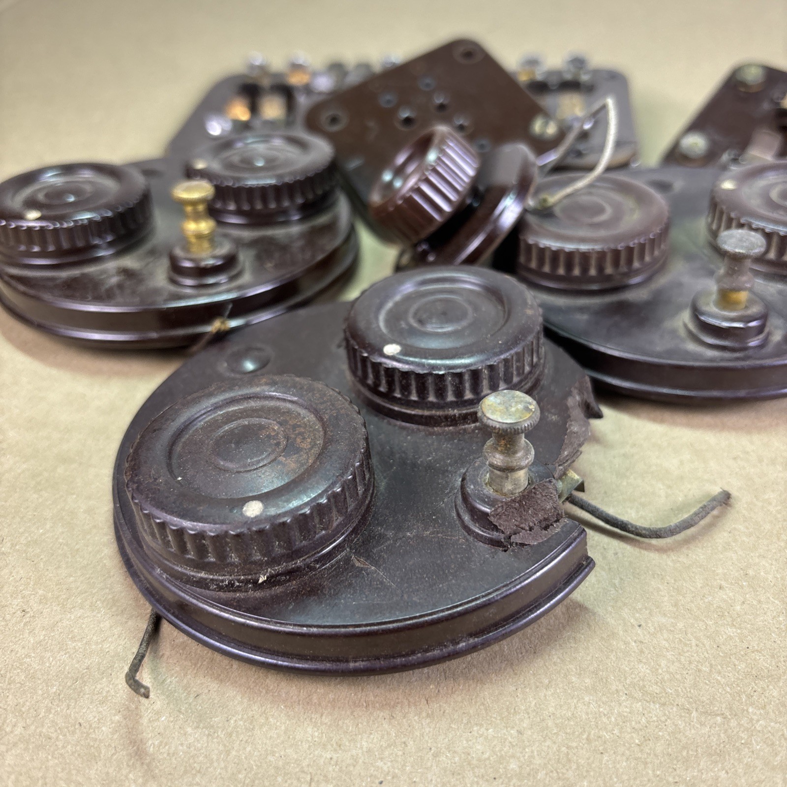 VTG Lot of 1950s Rotary Wafer Assembly Switches & Multi-Deck Ham Radio Parts