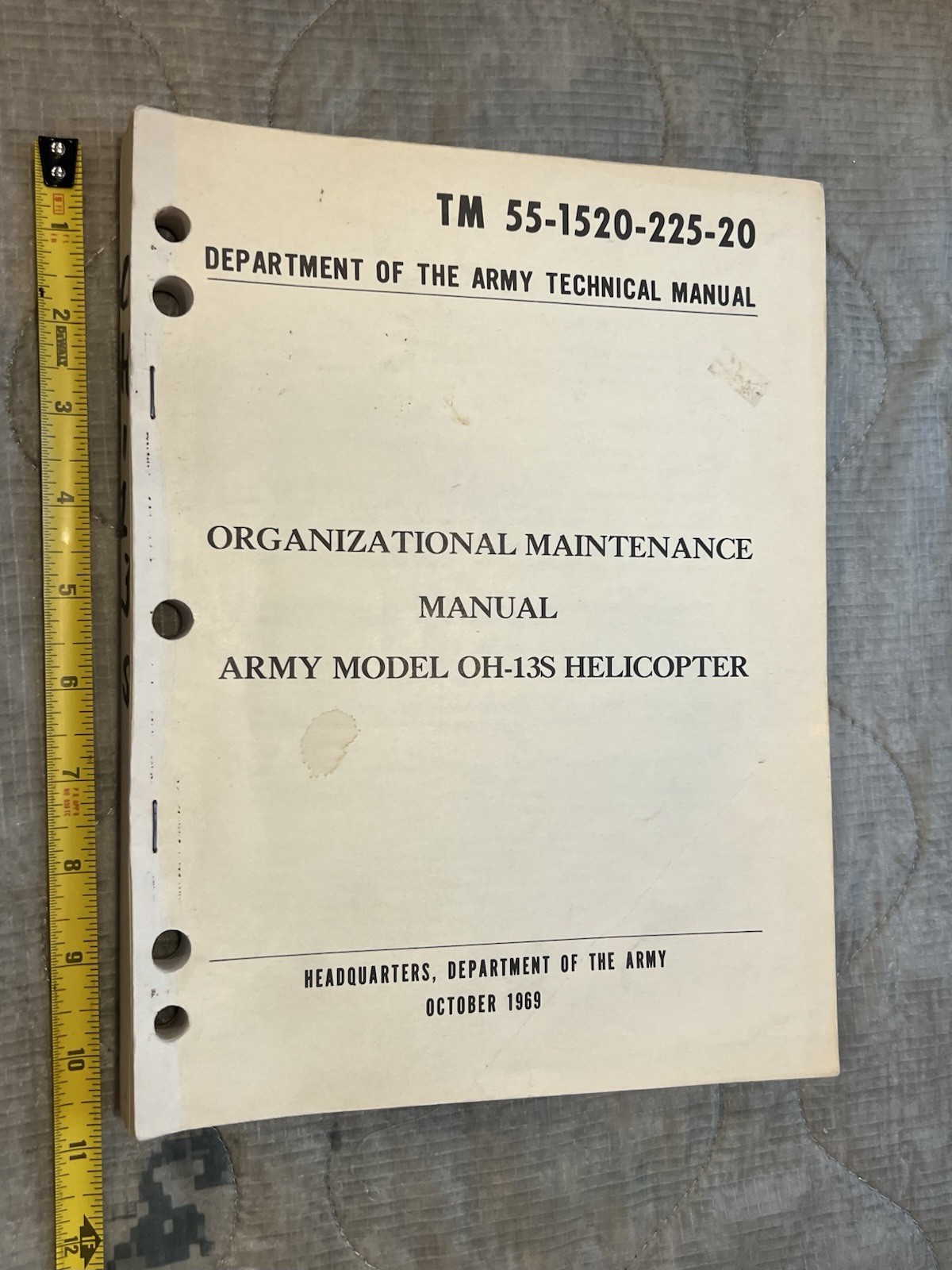 Bell Helicopter OH-13 Sioux Organizational Maintenance Manual - 1969 - Bell 47