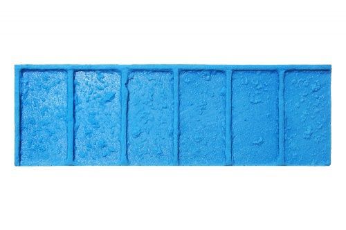 Worn Brick 8" | Concrete Border Stamp by Walttools (Single)