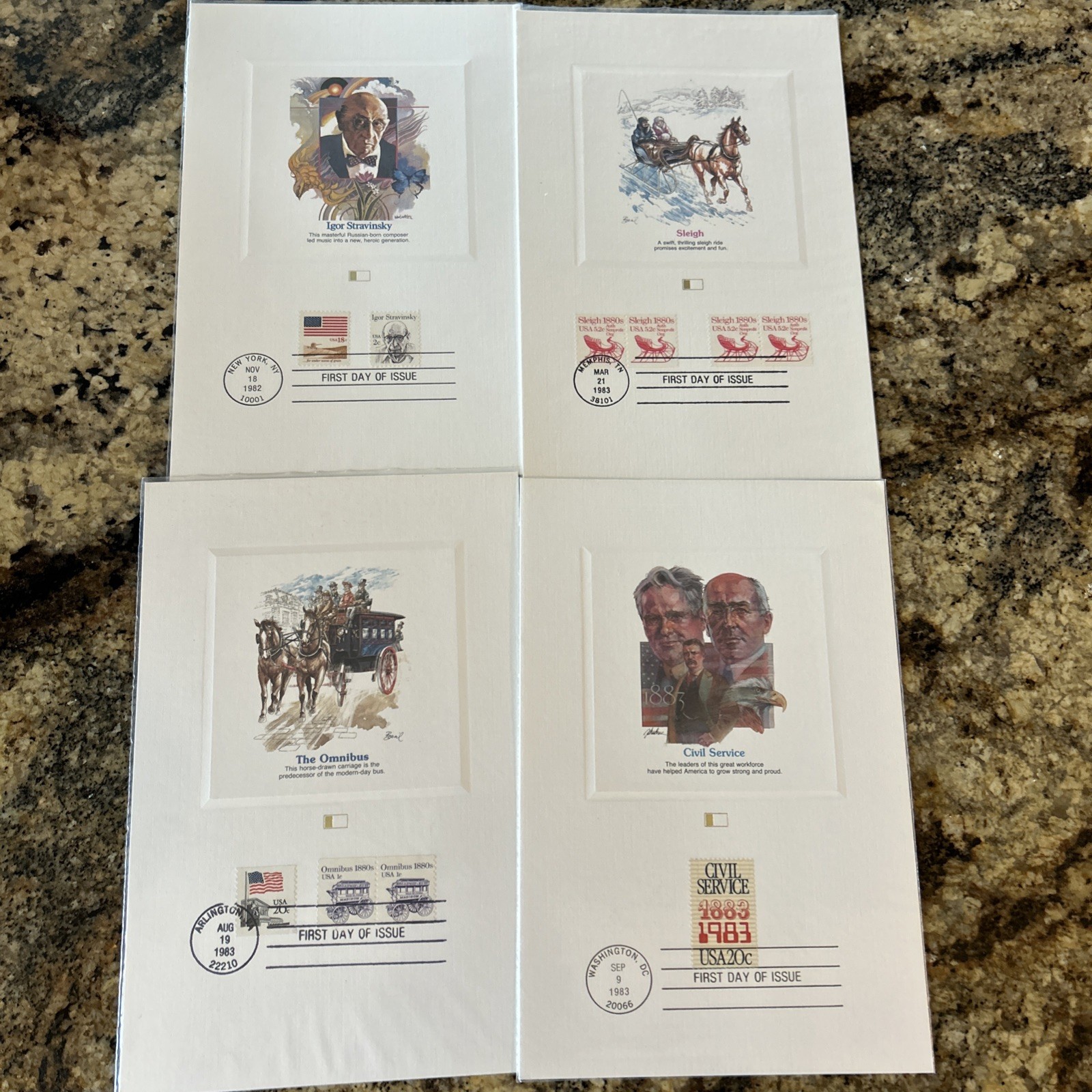 Lot of 75 FLEETWOOD PROOF CARD w 1st Day of Issue, late 70’s and 1980’s great