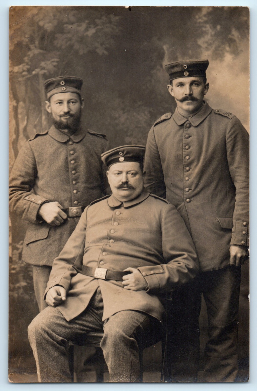 RPPC WWI German Soldiers Army Real Photo Postcard