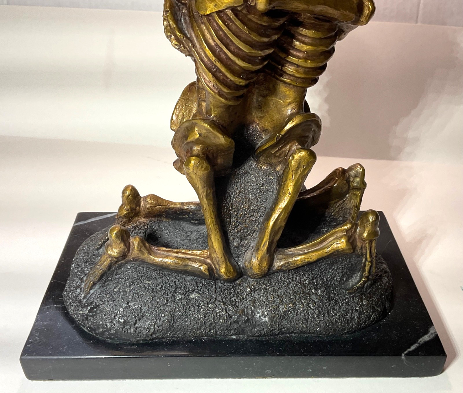 Love Never Dies Gothic Skeleton Marble Cinco de Mayo Decor