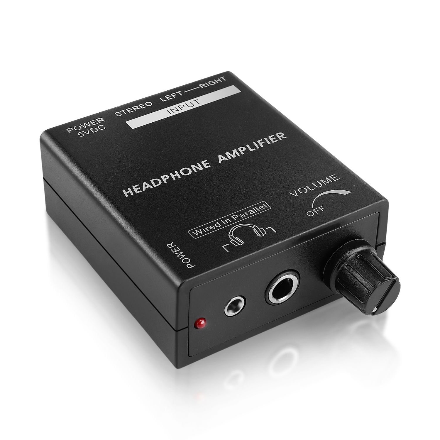 Portable Headphones Amplifier Stereo Headphone Amp Volume Control with RCA Input