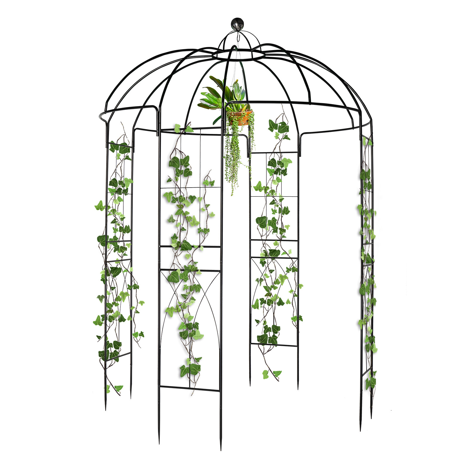 Metal Wedding Arch Garden Gazebo Arbor Outdoor Wedding Party Climbing Plants