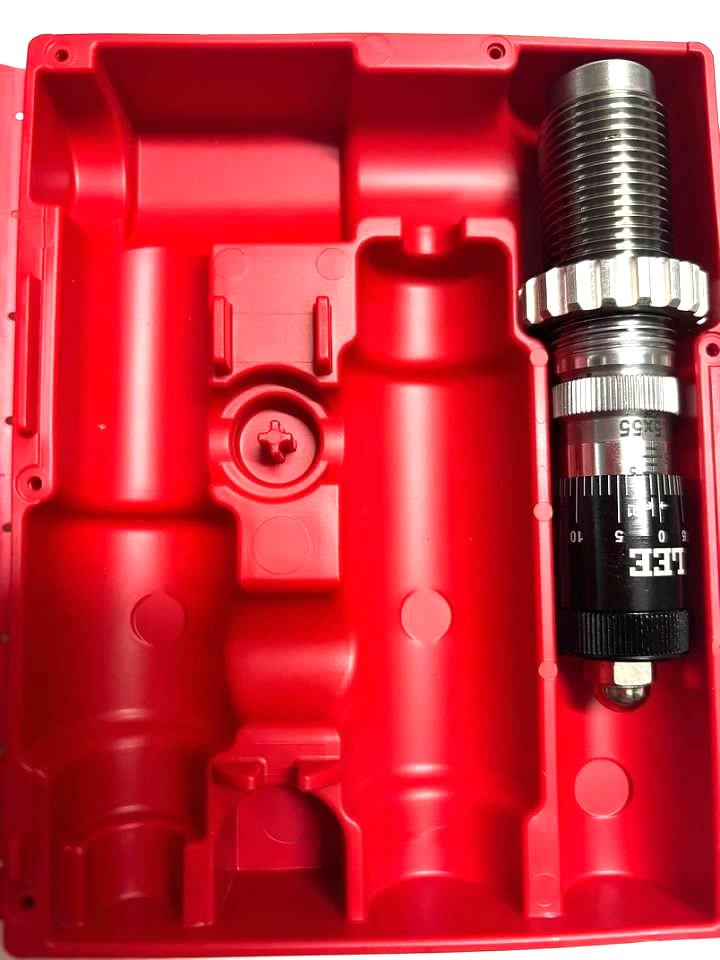 Lee 92240 7.5x55 Swiss Micrometer Precision Bullet Seating Die With 4 Die Case