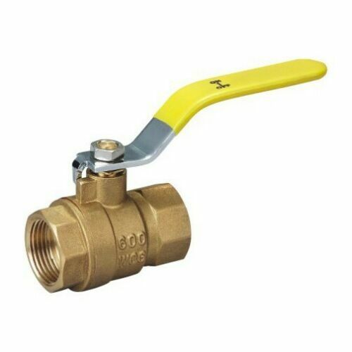 1" BRASS Ball Valve NPT Female Threaded Full Port 600 WOG