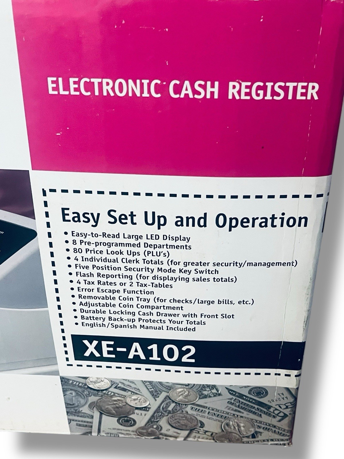 Sharp XE-A102 Business Cash Register XE-A102 NEW