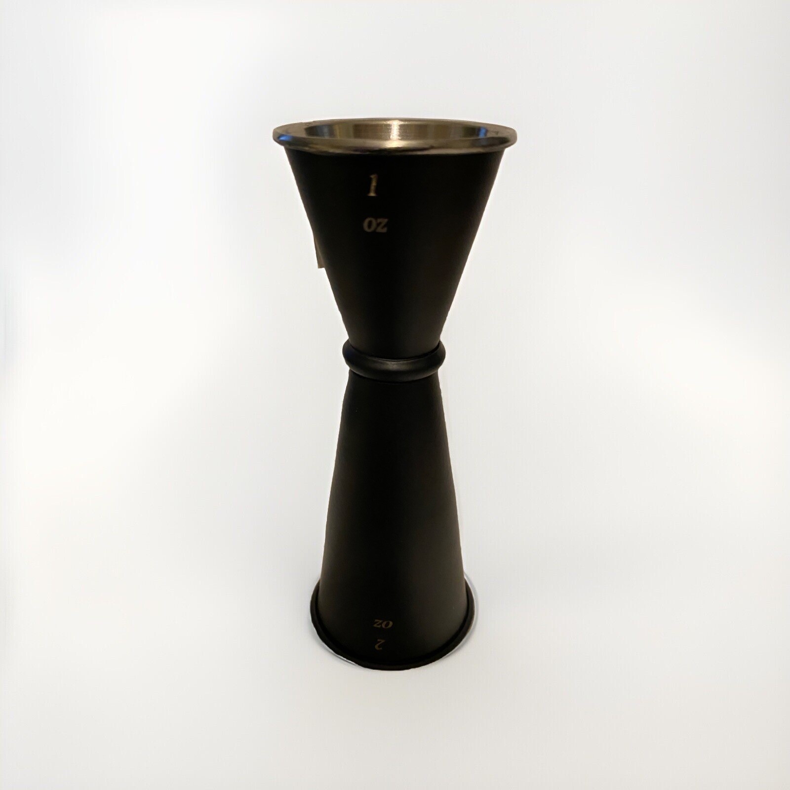 Stainless Measuring Black JIGGER 1 oz. X 2 oz. Japanese Style Cocktail Bar Shot