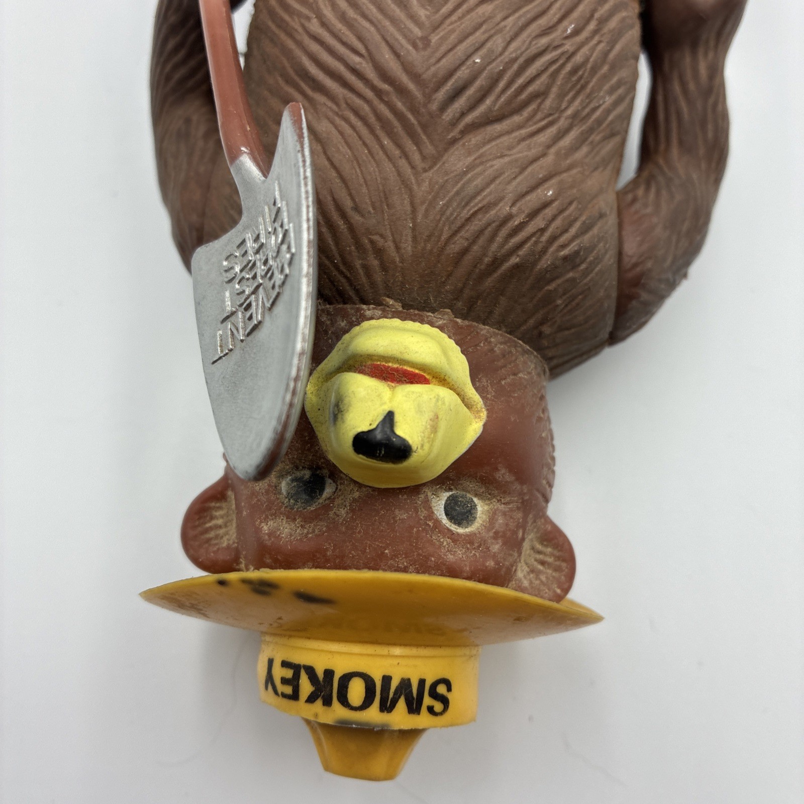 Vintage Smokey the Bear 8" Action Figure with Shovel Made by R. Dakin & Co.