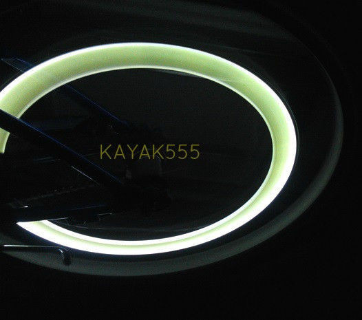 2 X NEON LED VALVE STEM BIKE/CAR RIMS WHEEL LIGHTS ATV SCOOTER MOTORCYCLE ETC...