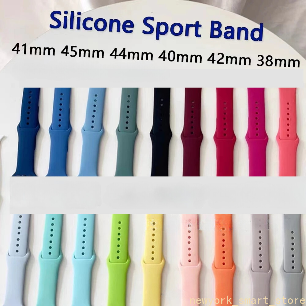 Silicone Band Strap For Apple Watch iWatch 11 Ultra 3 49mm SE 2 3 10 9 8 7 6 5 4