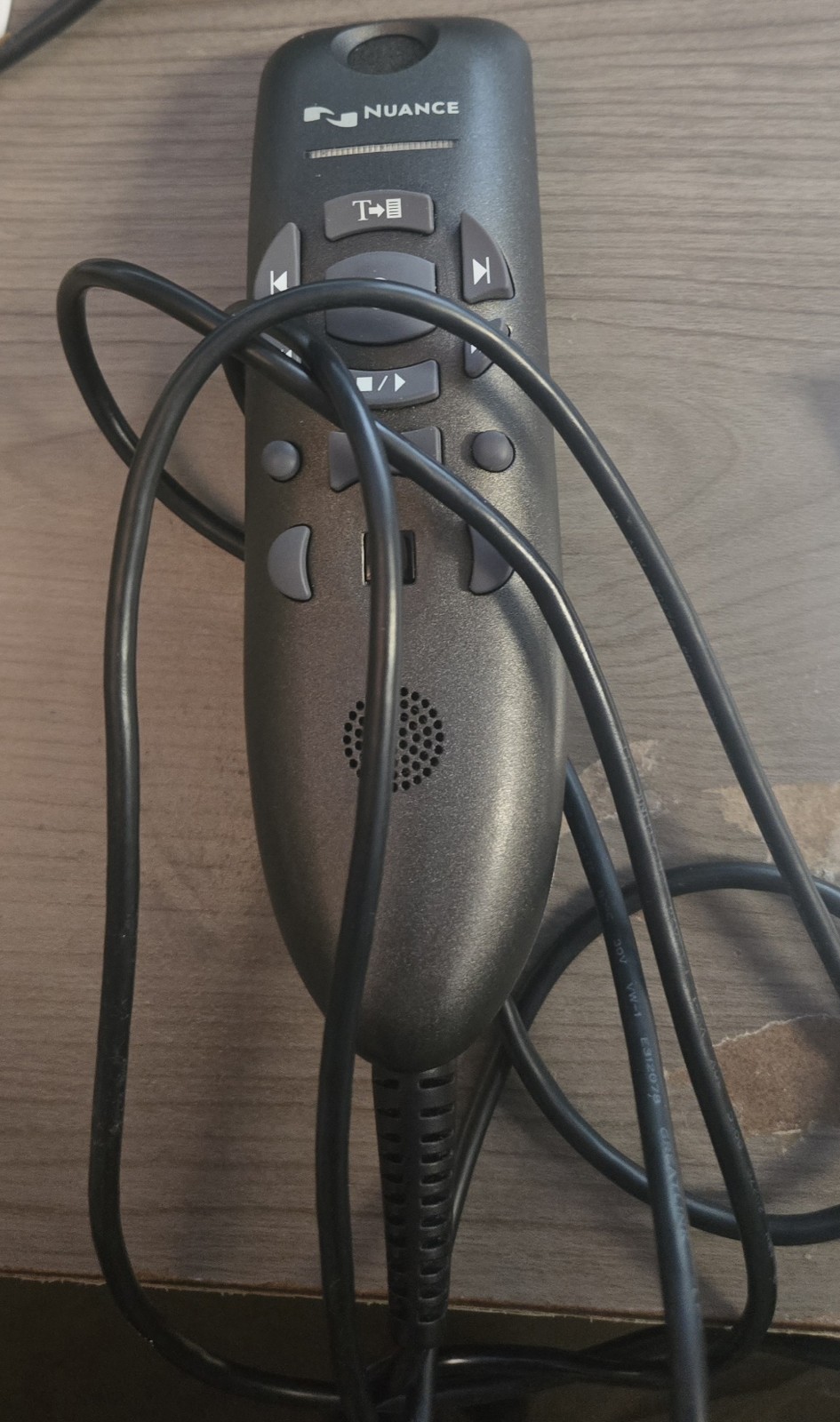 Nuance PowerMic III Dictation Microphone Input Device for Physicians 0POWM3N9