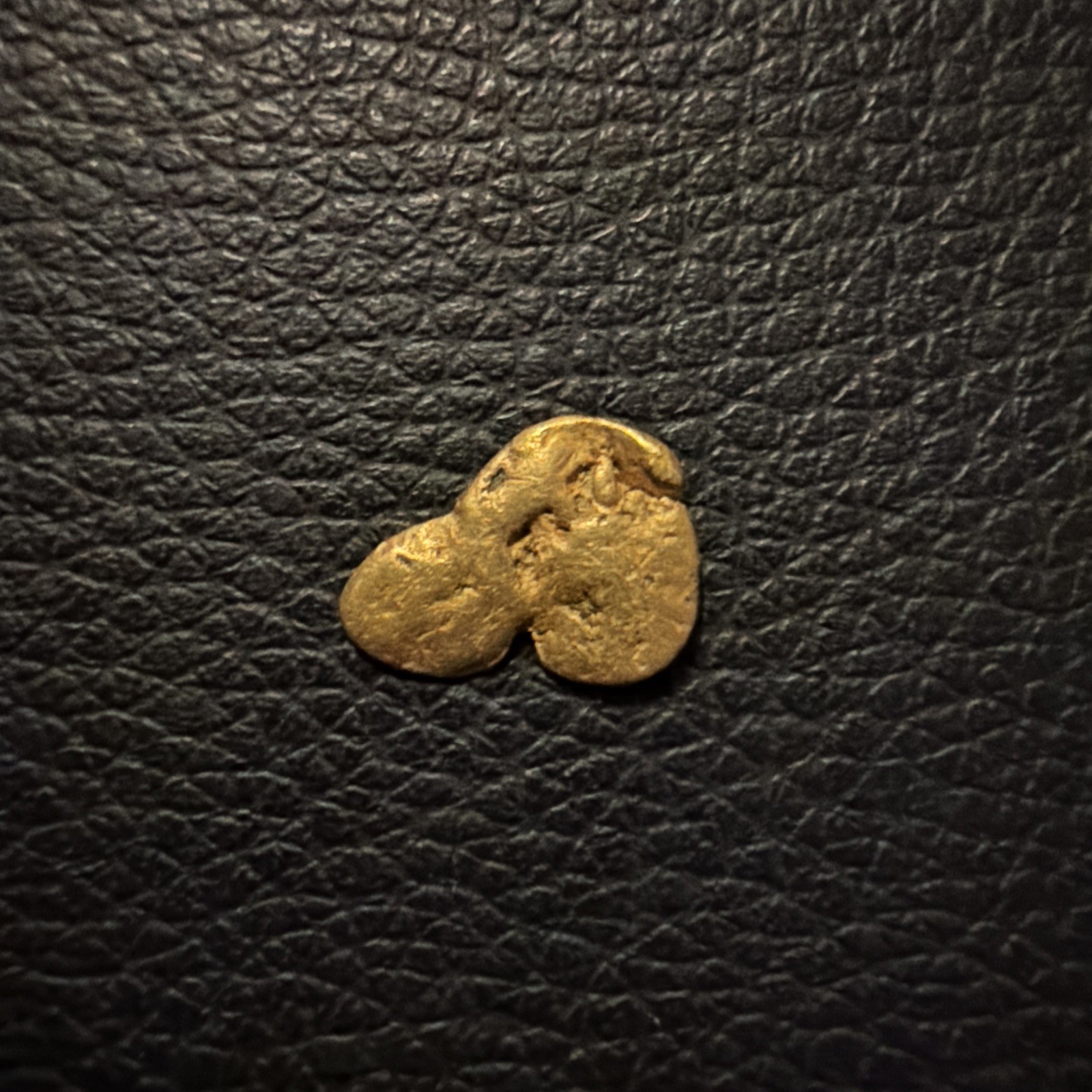 2.09 Gram Caborca Mexico Gold Nugget- AU - XRF TESTED 23k+- “BUTT CHEEKS/ Moon”