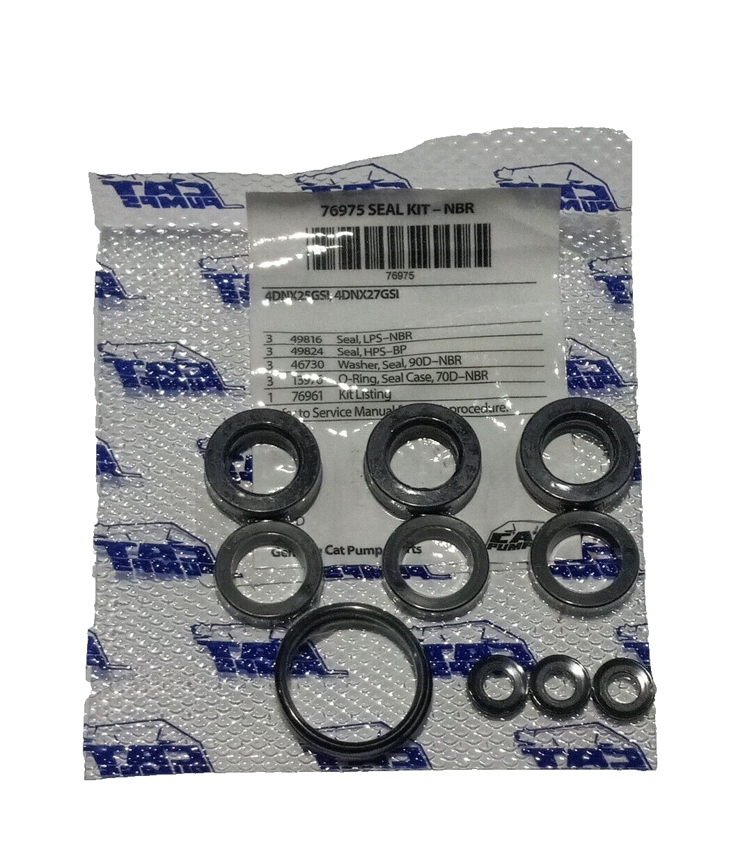 76975 SEAL KIT FOR CAT PUMP 4DNX Pumps 4DNX25GSI 4DNX27GSI