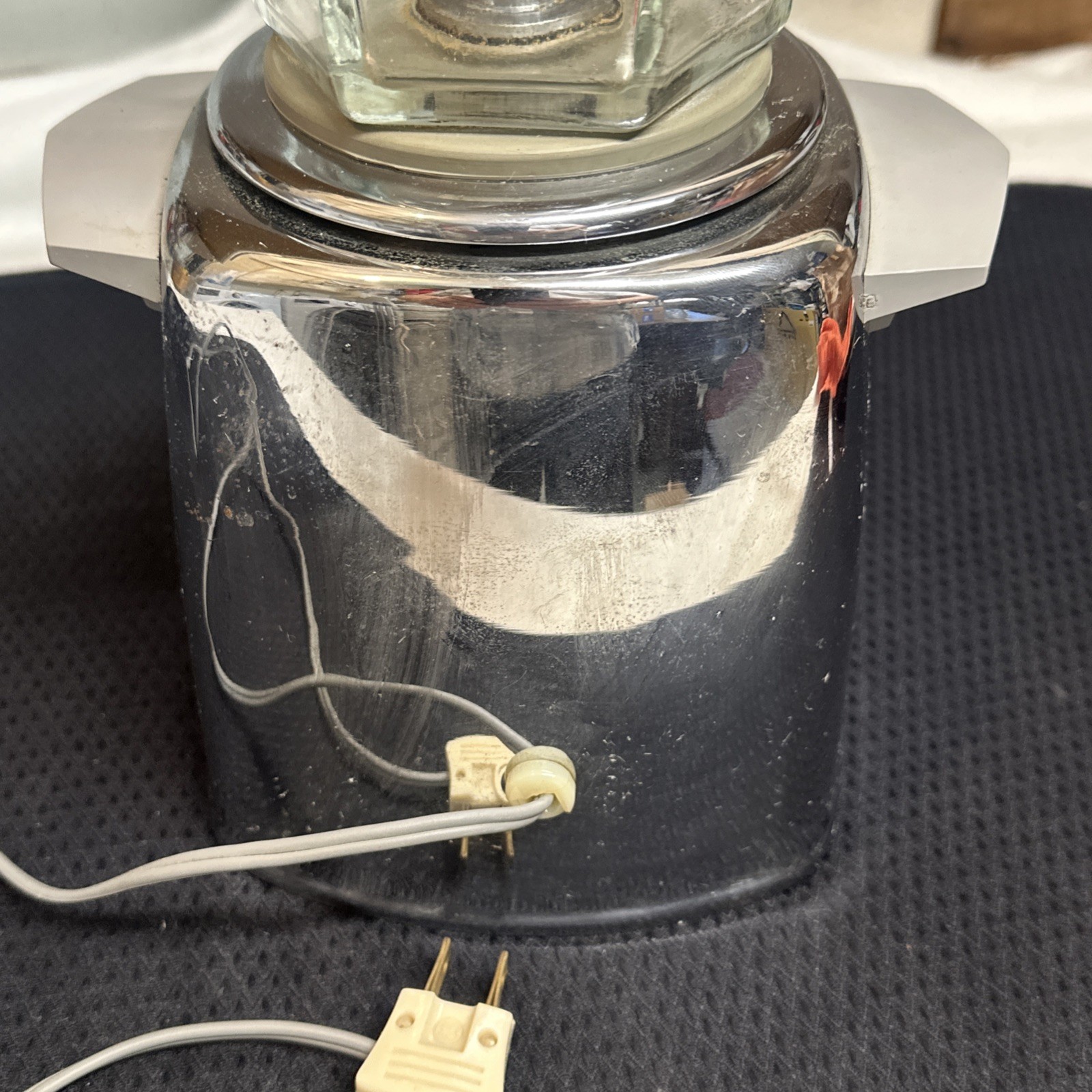 Vintage Knapp Monarch Liquidizer Antique Blender Green/silver Antique KM glass