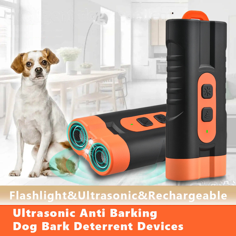 Dog Barking Deterrent Device Portable Ultrasonic Bark Control Repeller Silencer