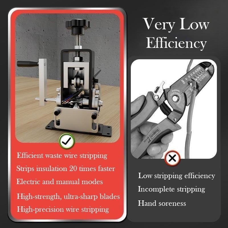 Máquina peladora manual de cables, máquina peladora de cables de cobre
