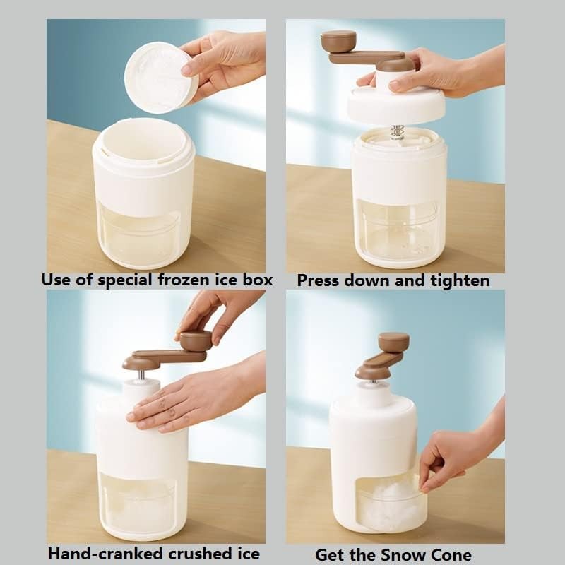 Shaved Ice Machine Snow Cone Machine,Portable Ice Crusher and Shaved Ice Machine