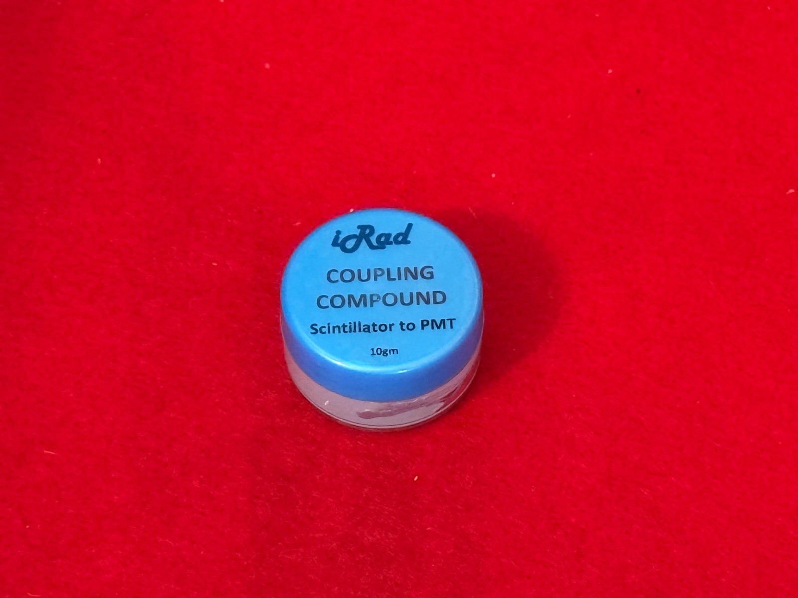 Silicone Optical Coupling Compound for PMT Photomultiplier Scintillator Detector