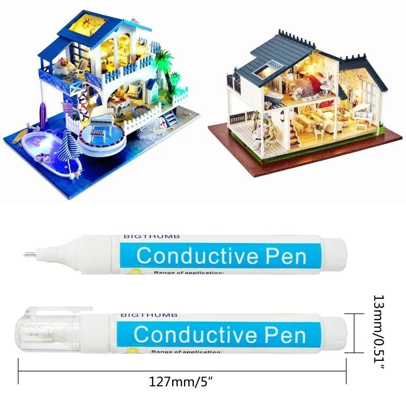 Conductive Ink Pen for Creating Repairing Circuits DIY Paint Pen for copper.