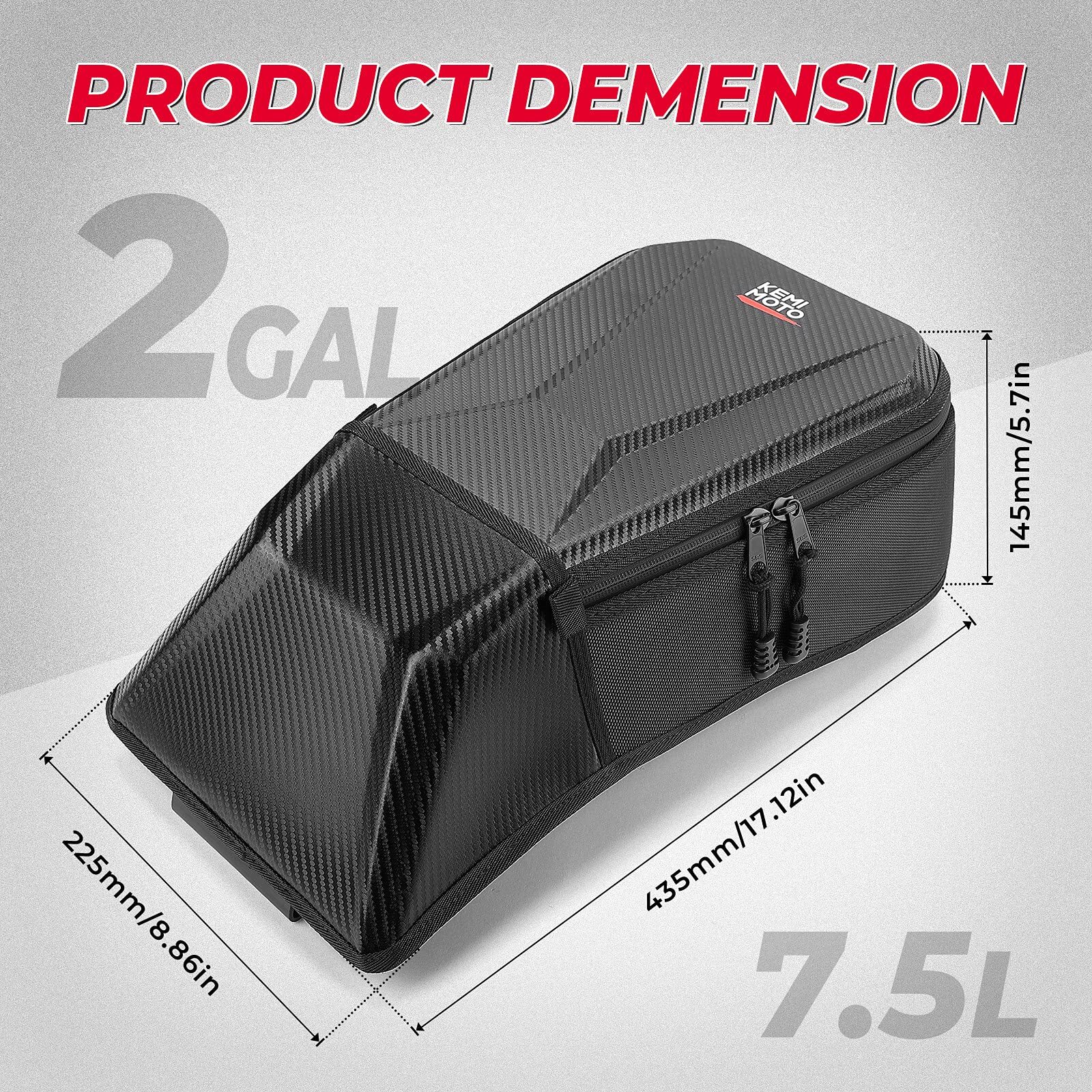 UTV Center Console Seat Storage Bag for Can Am Maverick X3 Max Turbo 2017-2024