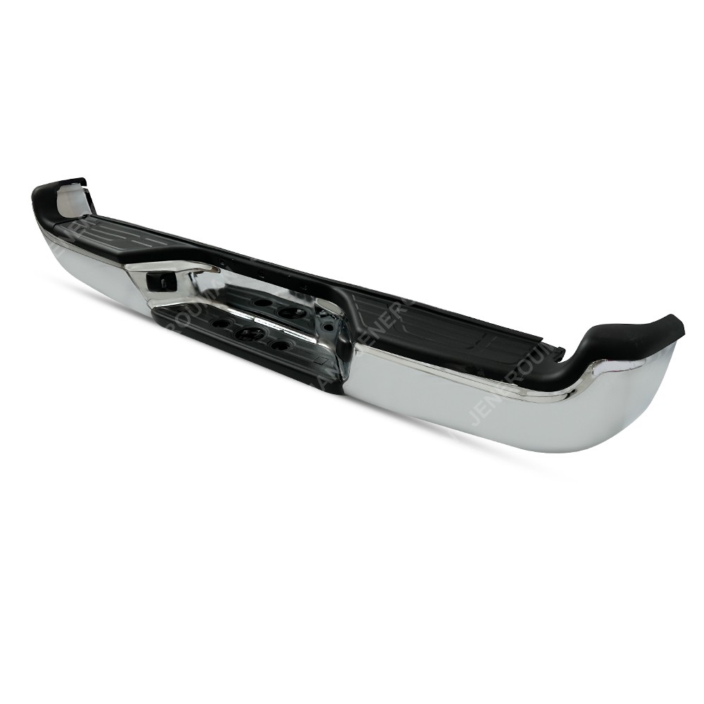 Chromed Rear Step Bumper Assembly Steel With Lights For 2005-2015 Toyota Tacoma