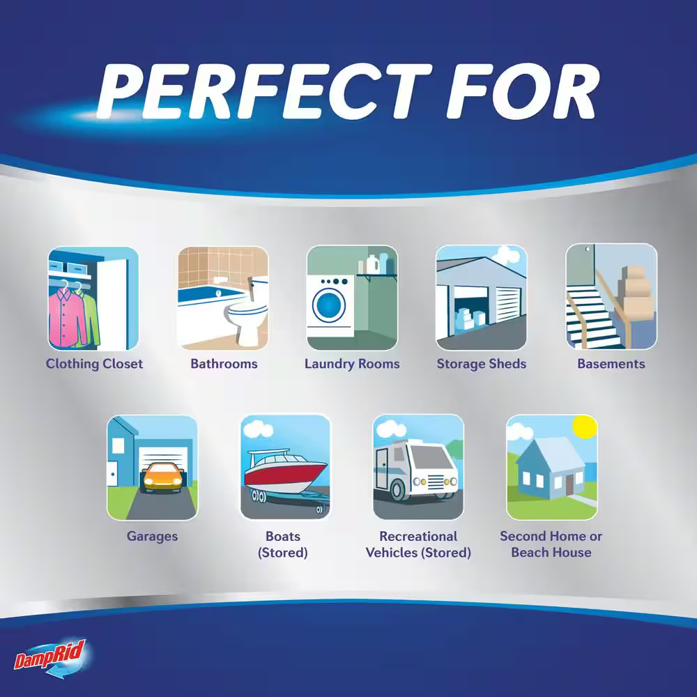 3-Pack DampRid 15.4 Oz. Fresh Scent Hanging Moisture Absorber, DampRid FG83FSSB